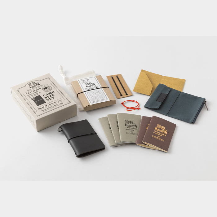 Traveler's Company Notebook Card Size 20th Anniversary Set