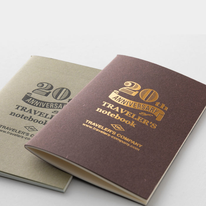 Traveler's Company Notebook Card Size 20th Anniversary Set