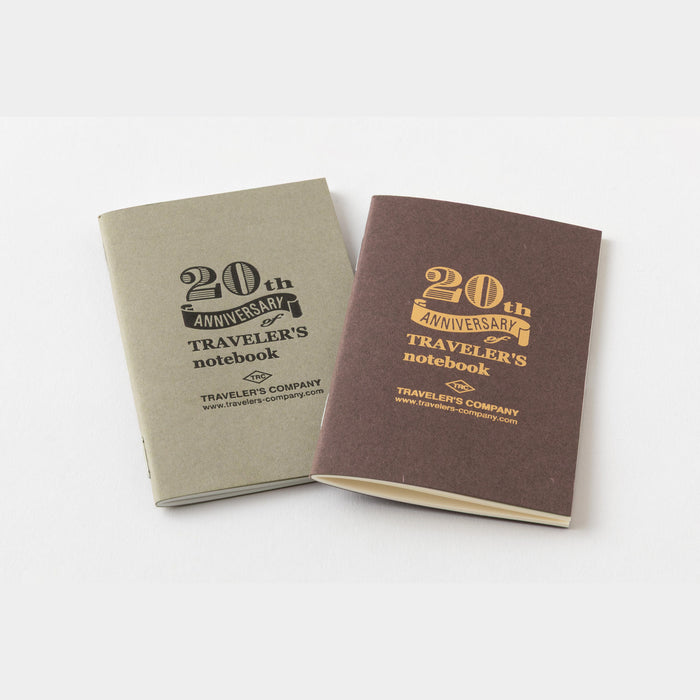 Traveler's Company Notebook Card Size 20th Anniversary Set