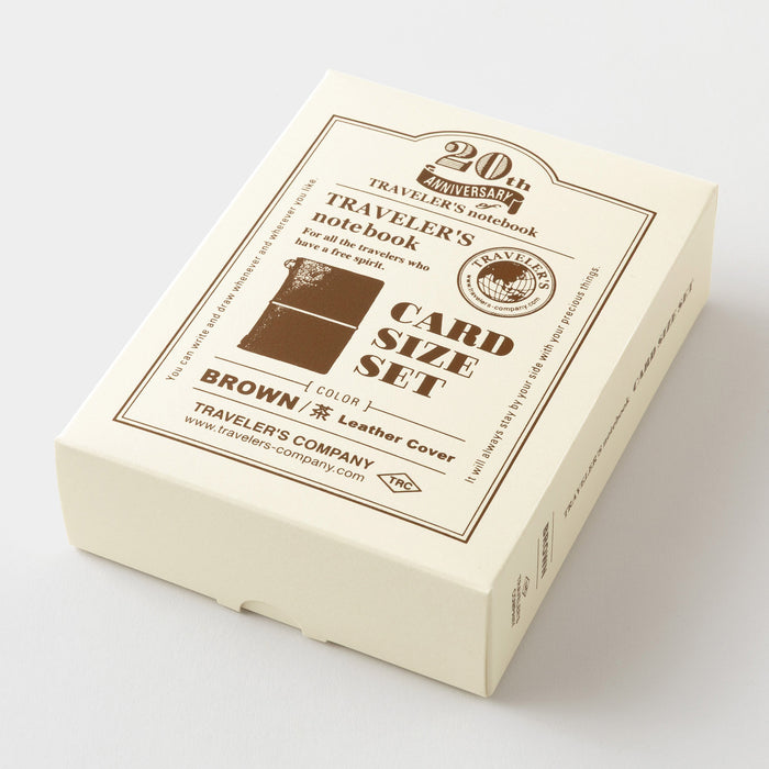 Traveler's Company Notebook Card Size 20th Anniversary Set