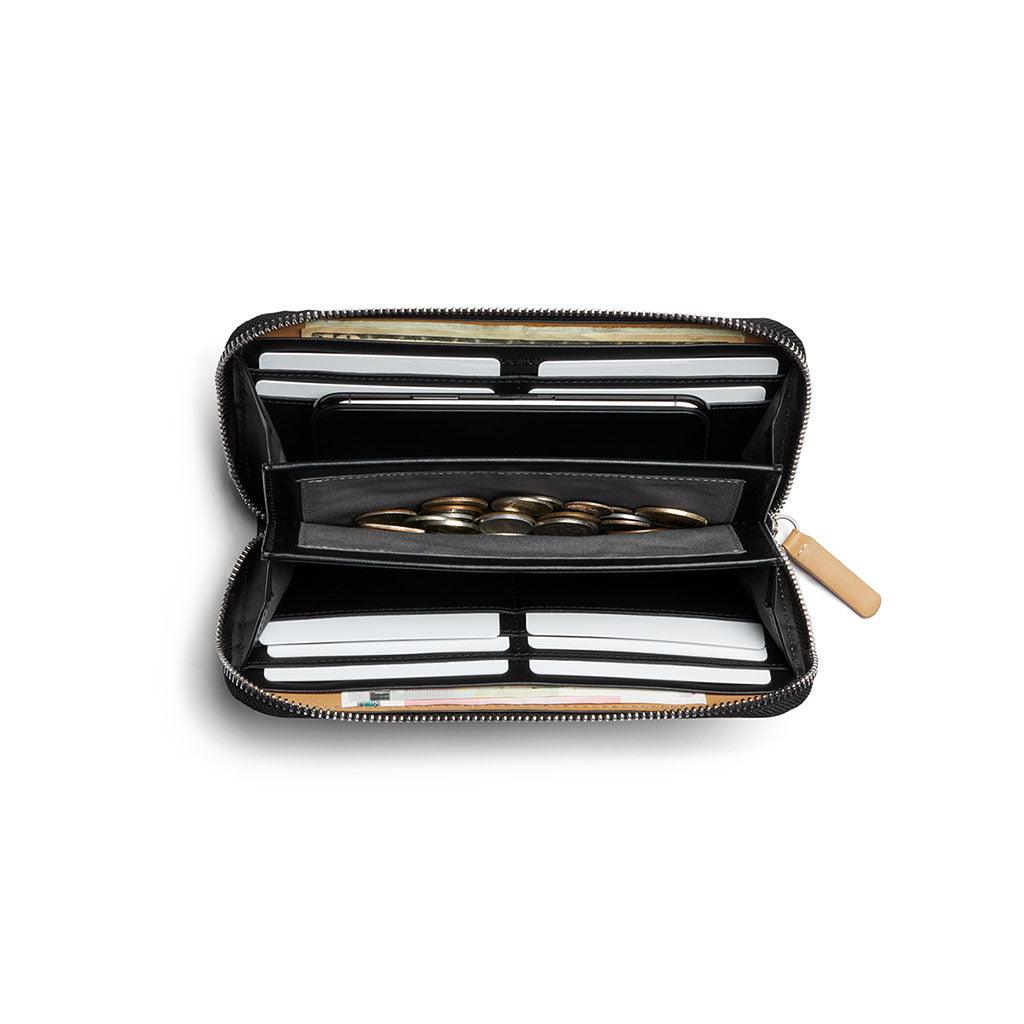 women's bellroy wallet Folio Piccolo (small leather zip for men and women, with storage for cards, coins and keys) Super secure with a three Bellroy Travel Folio Wallet |