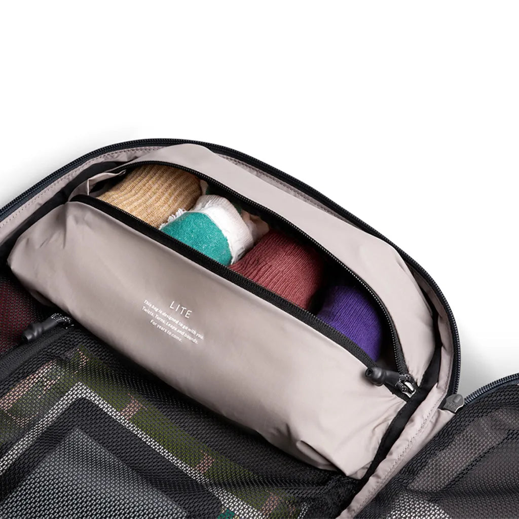 bellroy backpack with luggage pass through Bellroy Lite Travel Pack 30 L / 38 L