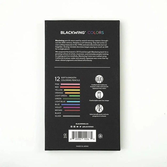 Blackwing Colors (12 Pack) - Urban Kit Supply