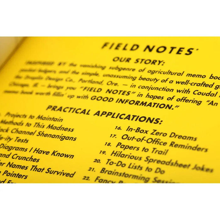 Field Notes Ignition - 2 x Date Book & 1 x Checklist - Urban Kit Supply