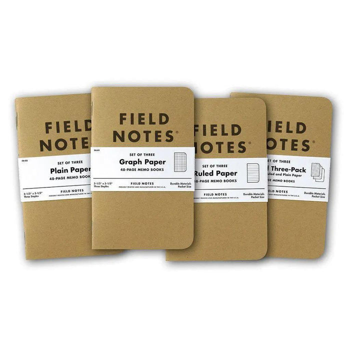 Field Notes Original Kraft Notebook (3-pack) - Urban Kit Supply