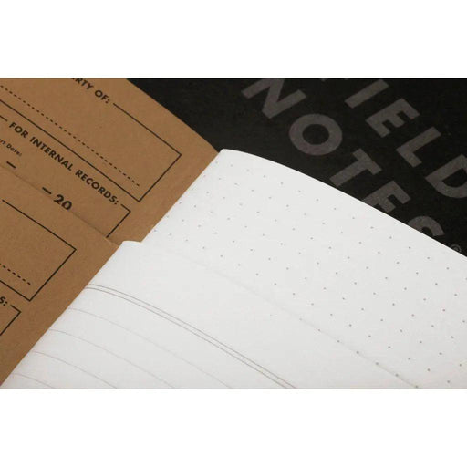 Field Notes Pitch Black LARGE Notebook (2-pack)