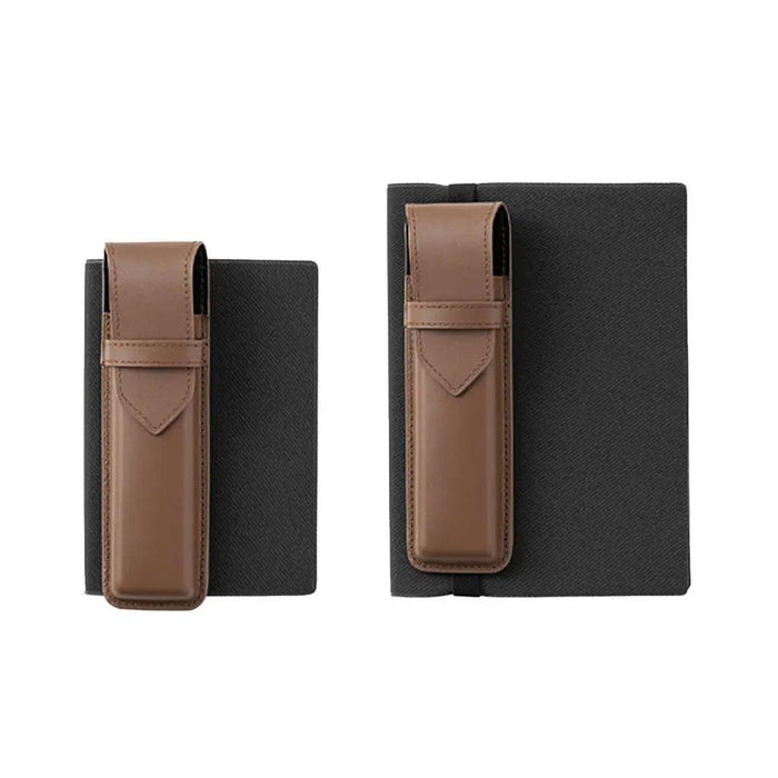 Midori Book Band Pen Case for B6-A5 - Recycled leather - Urban Kit Supply