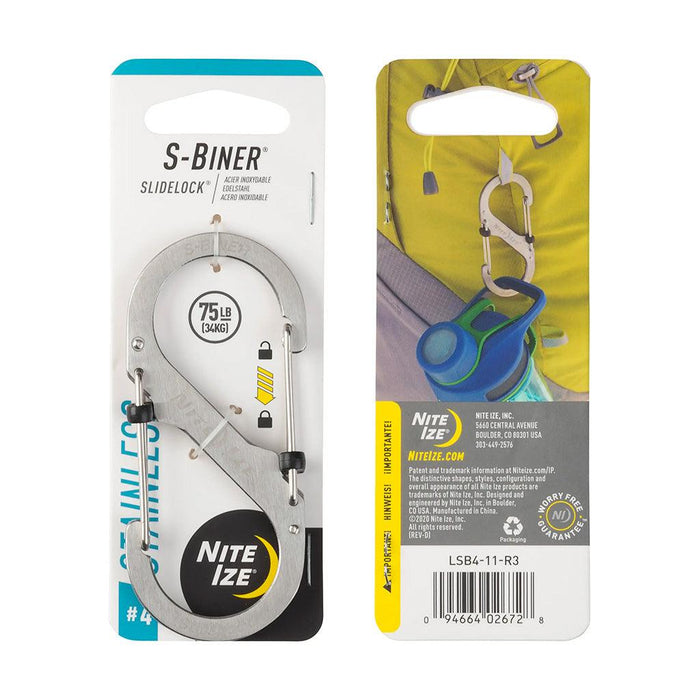 Nite Ize S-Biner SlideLock Carabiner #4 - Urban Kit Supply