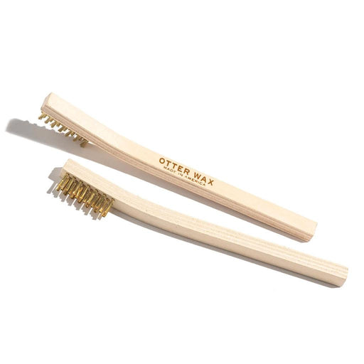 Otter Wax Brass Scrub Brush - Urban Kit Supply