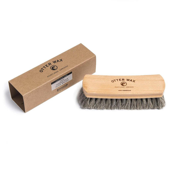 Otter Wax Premium Horsehair Shoe Brush - Urban Kit Supply