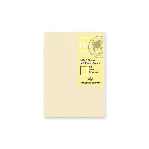 Traveler's Company - 013 MD Paper Cream Refill (Passport) - Urban Kit Supply