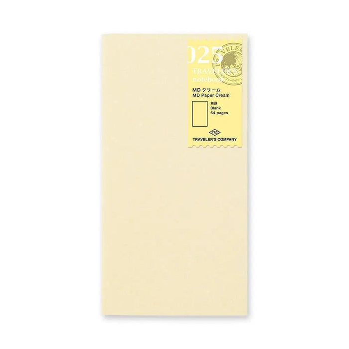 Traveler's Company - 025 MD Paper Cream Refill (Regular) - Urban Kit Supply