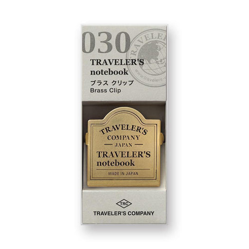 Traveler's Company - 030 Brass Clip - TRC Logo - Urban Kit Supply
