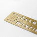 Traveler's Company Brass Template Bookmark Alphabets - Urban Kit Supply
