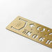 Traveler's Company Brass Template Bookmark Number - Urban Kit Supply